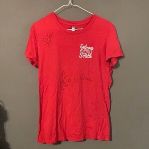 Signed Red Moonshiner’s Tee